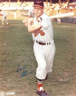 AUTOGRAPHED BILLY KLAUS 8X10 Baltimore Orioles Photo