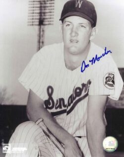 AUTOGRAPHED DON MINCHER 8X10 Washington Senators Photo