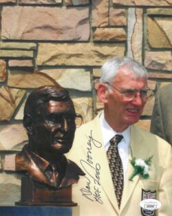 Autographed DAN ROONEY "HOF 2000" 8X10 Pittsburgh Steelers Photo JSA