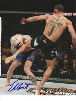 Autographed THIAGO SANTOS UFC MMA TKO 8x10 Photo