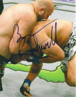 Autographed BEN ROTHWELL UFC MMA TKO 8x10 Photo