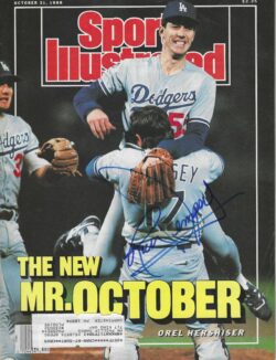 Autographed RICK DEMPSEY Los Angeles Dodgers Sports Illustrated 10/31/1988