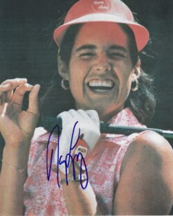 Autographed NANCY LOPEZ 8x10 LPGA HOF Photo
