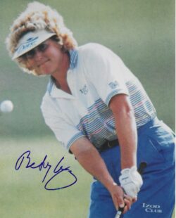 Autographed BETSY KING 8x10 LPGA Photo