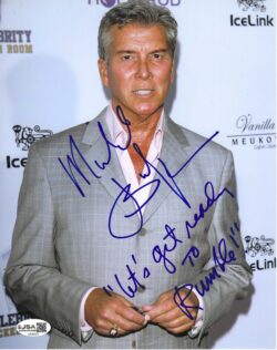 Autographed MICHAEL BUFFER WWE 8x10 Photo JSA