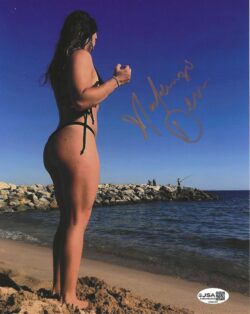 Autographed MACKENZIE DERN UFC MMA 8x10 Photo JSA