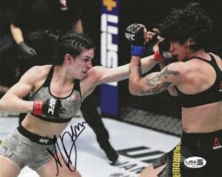 Autographed MACKENZIE DERN UFC MMA 8x10 Photo JSA