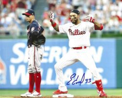 Autographed EDMUNDO SOSA 8X10 Philadelphia Phillies Photo