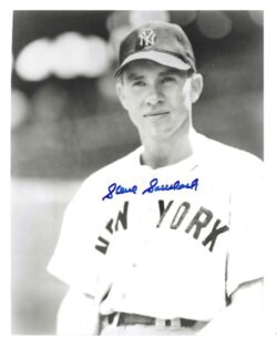AUTOGRAPHED STEVE SOUCHOCK 8X10 New York Yankees Photo