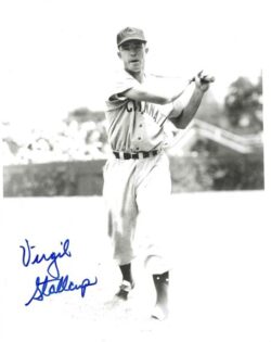 AUTOGRAPHED VIRGIL STALLCUP 8X10 Cincinnati Reds Photo