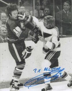 Autographed GARRY UNGER "7x All Star"" 8X10 St. Louis Blues Photo