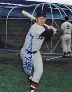 AUTOGRAPHED PETE WHISENANT 8X10 Washington Senators Photo