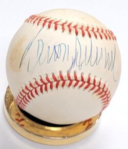 Autographed BRADY ANDERSON Official American League Baseball