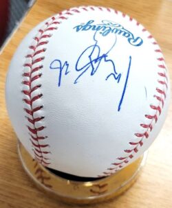 Autographed NORI AOKI Official Major League Baseball