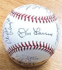 Autographed No Hit Pitchers Official Major League Baseball 20 Signatures Palmer, Feller. etc.