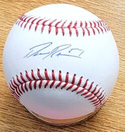 DREW RASMUSSEN Autographed Official Major League Baseball