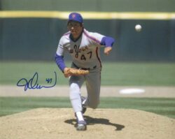 Autographed JESSE OROSCO 8X10 New York Mets photo