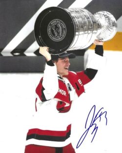 Autographed JACKSON BLAKE Carolina Huricanes 8x10 photo