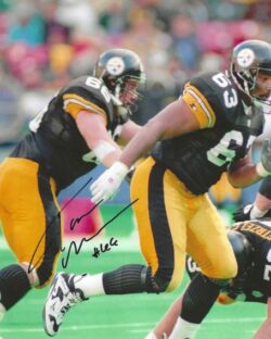Autographed TOM NEWBERRY 8X10 Pittsburgh Steelers Photo