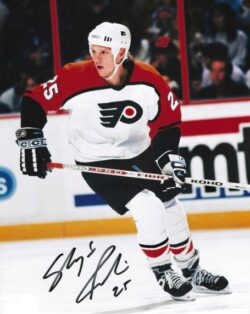 Autographed SHJON PODEIN 8X10 Philadelphia Flyers Photo