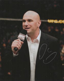 Autographed DANA WHITE UFC MMA 8x10 photo w/COA