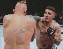 Autographed TOM ASPINALL UFC MMA 8x10 photo w/COA