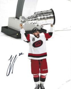 AUTOGRAPHED LOGAN STANKOVEN 8X10 Carolina Hurricanes Photo